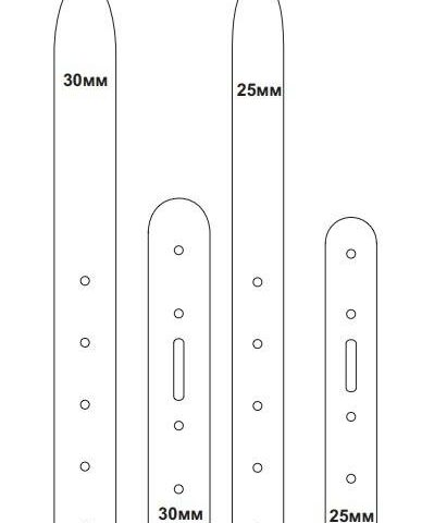 Шаблоны ремней PDF