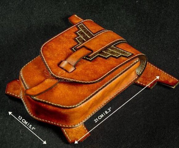 Выкройка, набедренная сумка