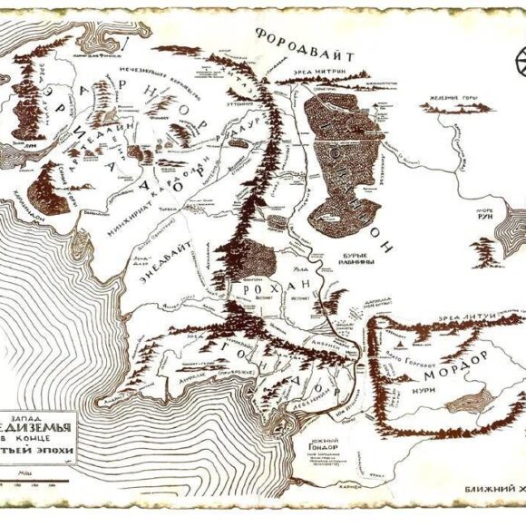 Карта тиснения