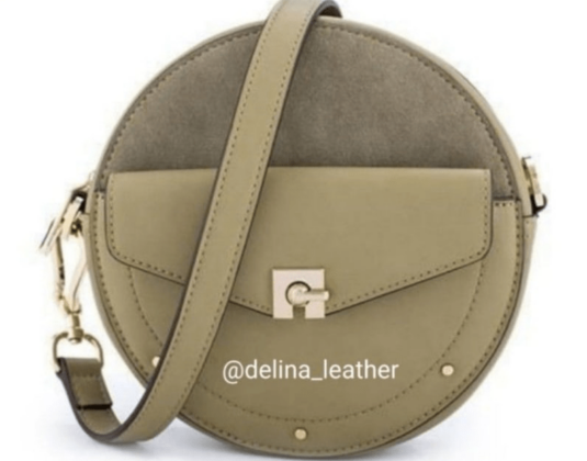 Круглая сумочка от Delina Leather