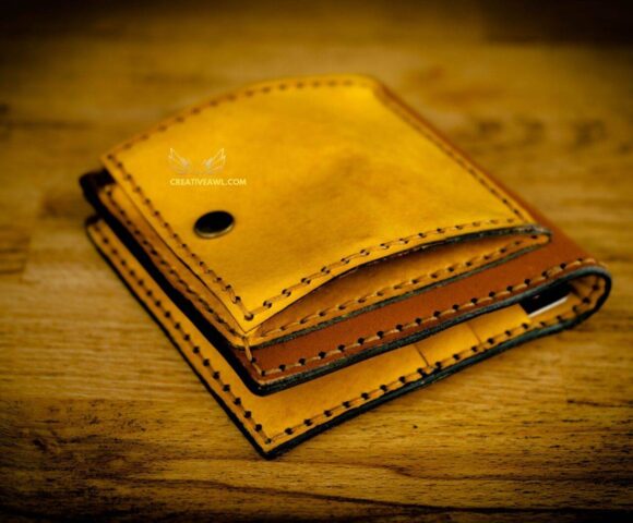 Выкройка портмоне из кожи