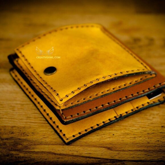 Выкройка портмоне из кожи