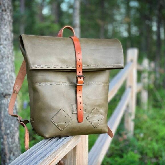 Выкройка рюкзак из кожи