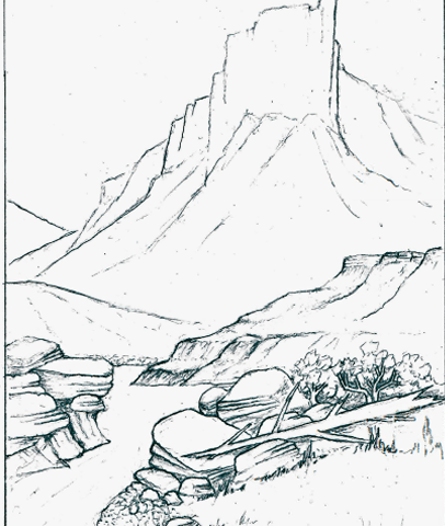 Вода и скалы