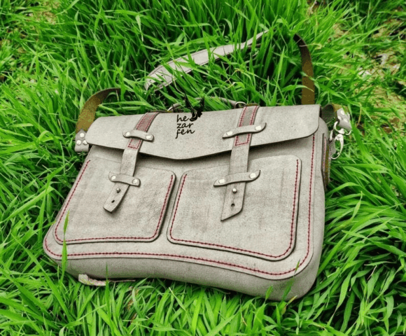 Портфель из кожи