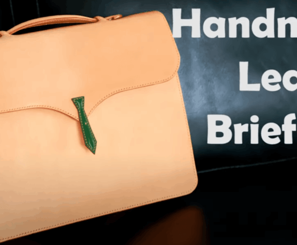 Кожаный мужской портфель