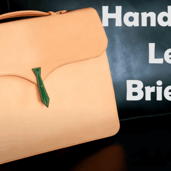 Кожаный мужской портфель