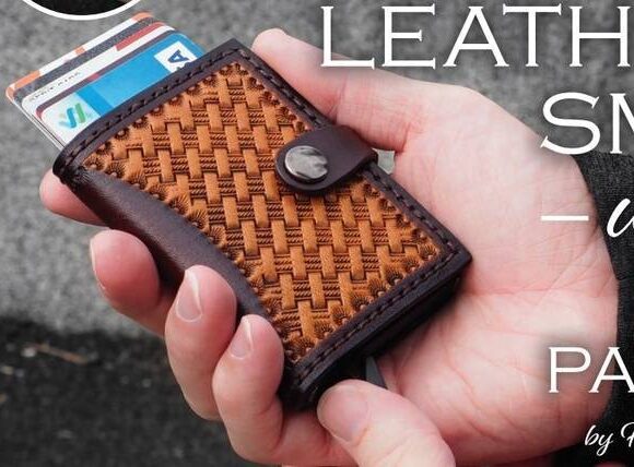 Мини кошелек с тиснением