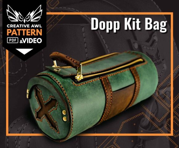 Выкройка кожаный несессер для путешествий