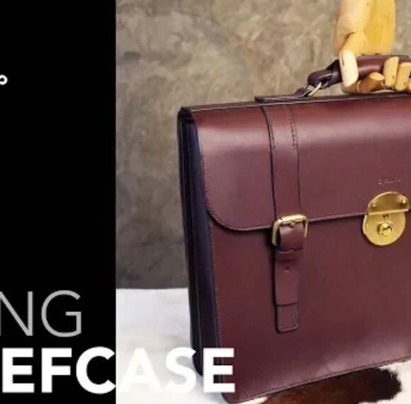 Мужской портфель из кожи