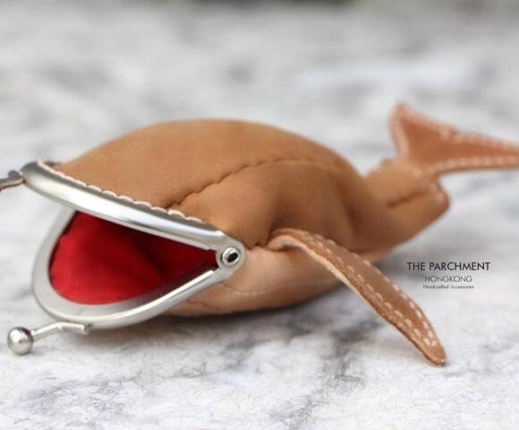 Выкройка кошелька в виде кита