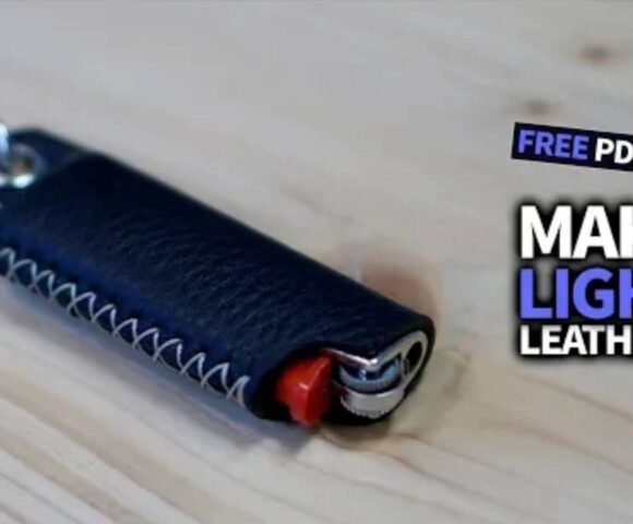 Кожаный чехол для зажигалки