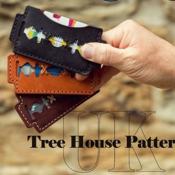 Выкройка картхолдер лезвие