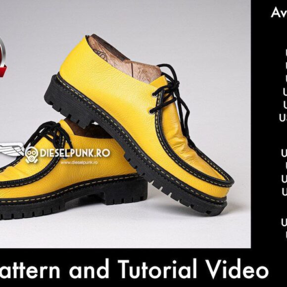 Выкройка мокасины