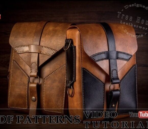 Кожаная сумка кросс-боди