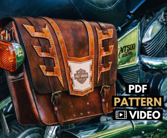 Выкройка мото-сумка