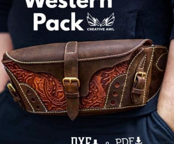 Кожаная поясная сумка от Creative Awl