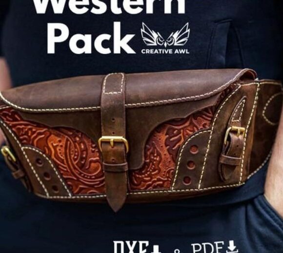 Кожаная поясная сумка от Creative Awl