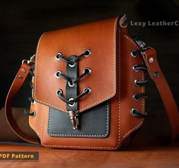 Выкройка сумочка на шнуровке