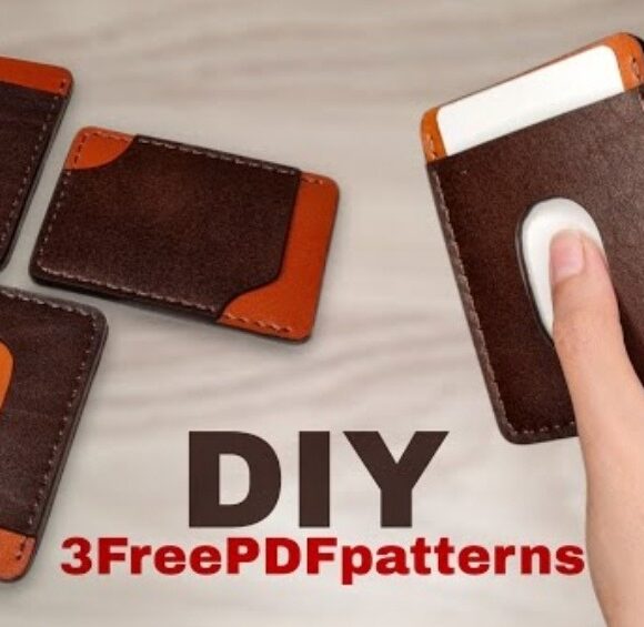 Выкройка три картхолдера