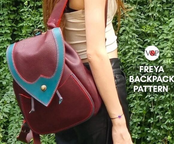 Рюкзак с клапаном выкройка