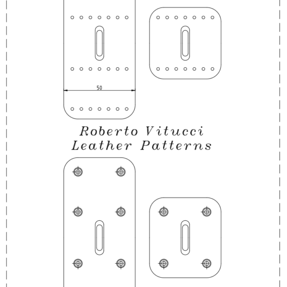 Шаблон для ремней запряжник