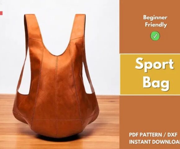 Выкройка спортивной сумки-рюкзака