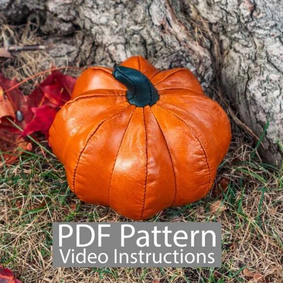 Кожаная тыква выкройка