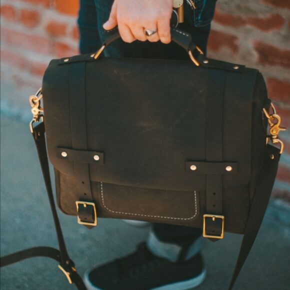 выкройка кожаная мужская сумка