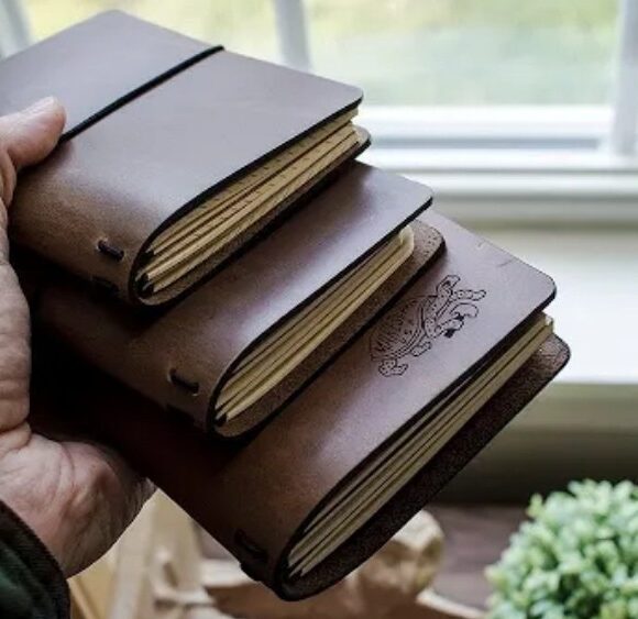 Выкройка обложка из кожи для ежедневника