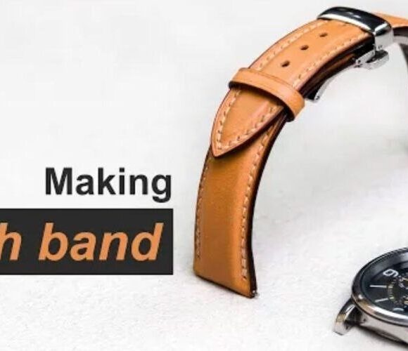 Выкройка ремешка для часов из кожи