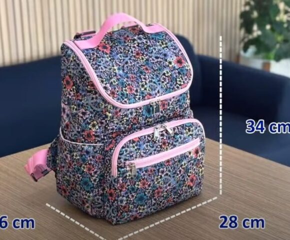 Выкройка рюкзак с клапаном на молнии