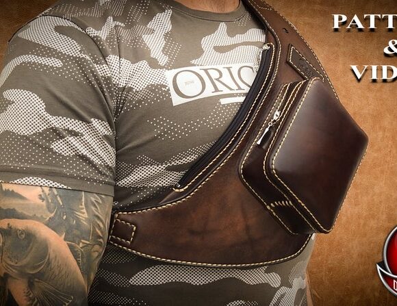 Выкройка слинг с большим передним карманом