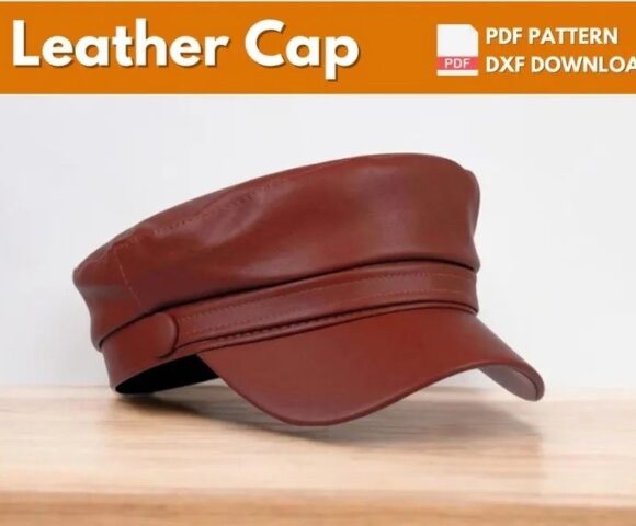 Бесплатная выкройка кожаной кепки