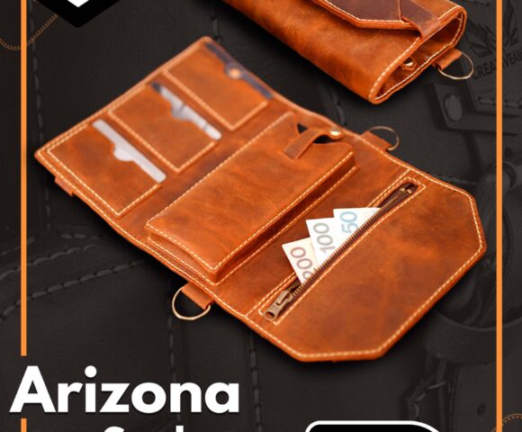 Кошелек трифолд с отделом для телефона