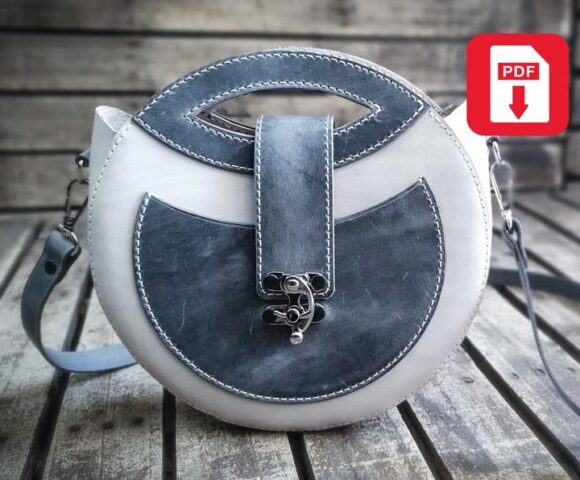 Круглая сумочка кросс боди