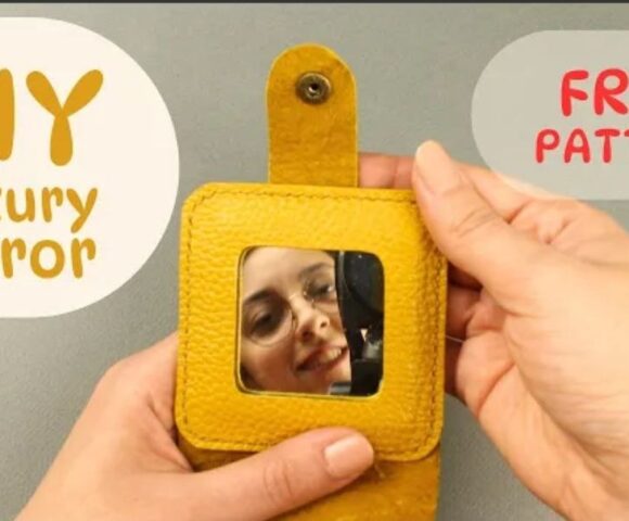 выкройка кожаная рамка