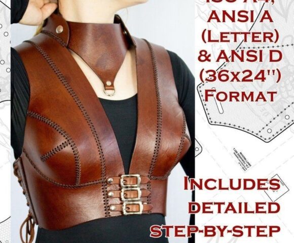 выкройка кожаный корсет