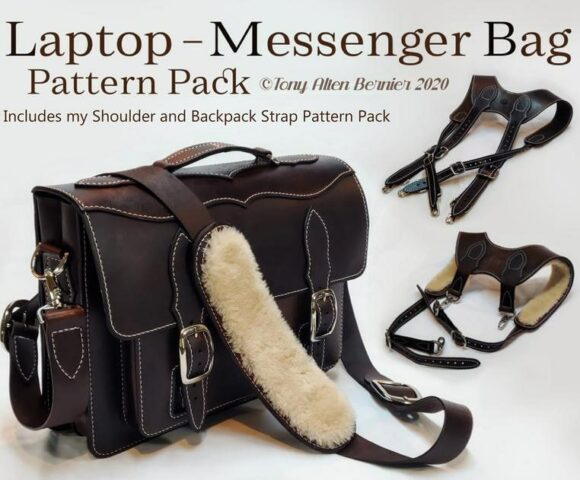 Выкройка портфеля с лямкой