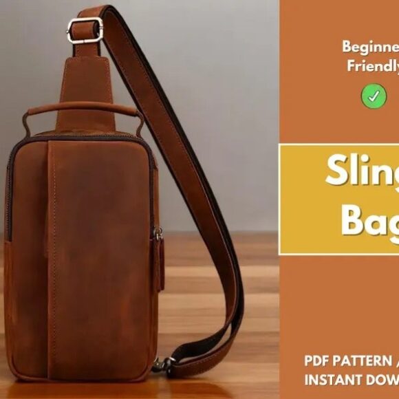 Скачать бесплатную выкройку кожаной сумки через плечо