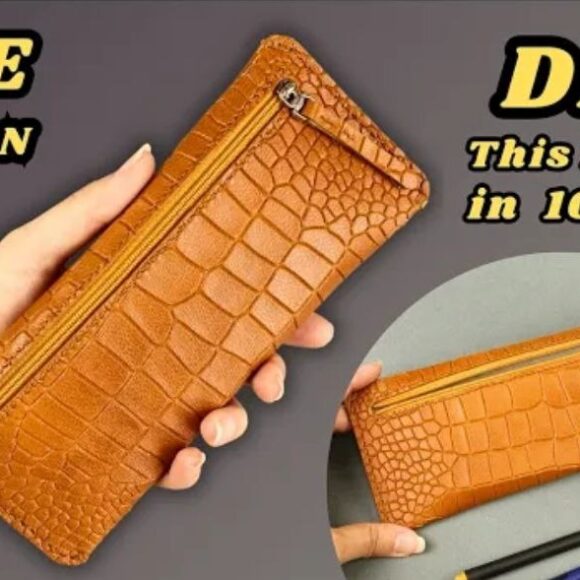 Пенал на молнии бесплатная выкройка