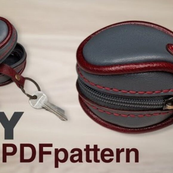 Скачать выкройку из кожи ключница