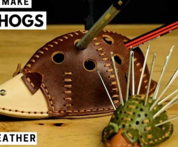 Выкройка игольница подставка из кожи