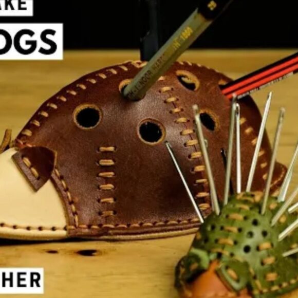 Выкройка игольница подставка из кожи