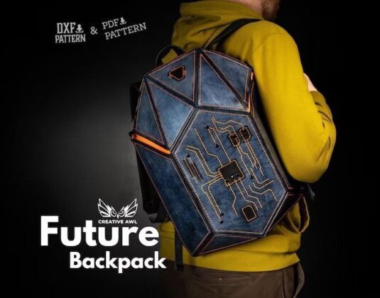 Выкройка из кожи для кожевников рюкзак Future знаменитого американского мастера