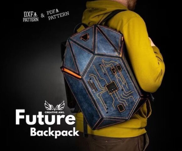 Выкройка из кожи для кожевников рюкзак Future знаменитого американского мастера