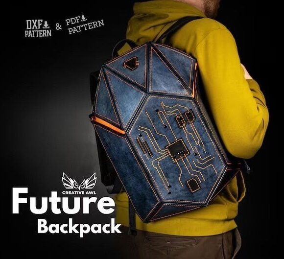 Выкройка из кожи для кожевников рюкзак Future знаменитого американского мастера