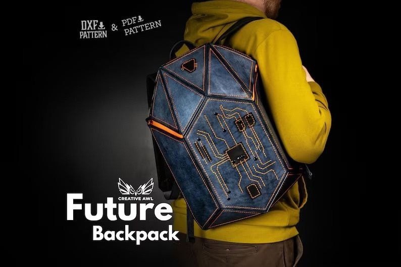 Выкройка из кожи для кожевников рюкзак Future знаменитого американского мастера