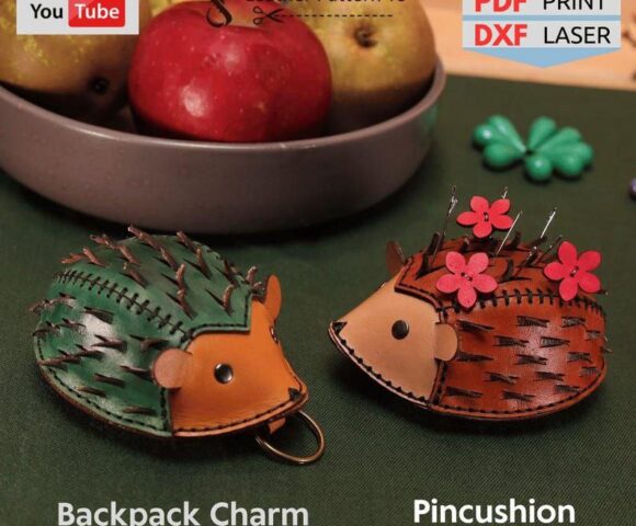 Выкройка игольница и брелок