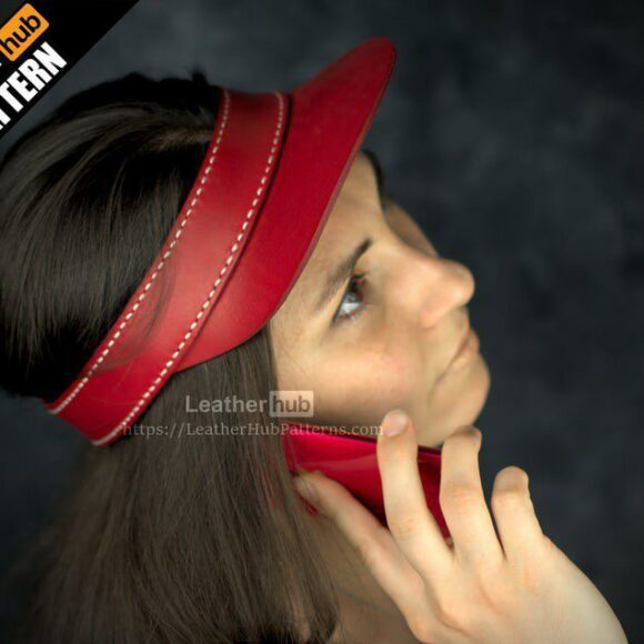 выкройка из кожи солнцезащитный козырёк